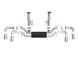 aFe MACH Force-Xp 2-1/2in 304SS Cat-Back 2020 Chevy Corvette (C8) 6.2L - Polished Tip - 49-34127-P