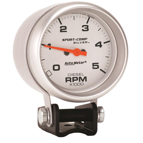 Autometer Ultra-Lite 2-5/8in Pedestal Diesel Tachometer 0-5000 RPM - 3788