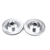 Power Stop 99-03 Mercedes-Benz CL500 Front Evolution Drilled & Slotted Rotors - Pair - EBR650XPR
