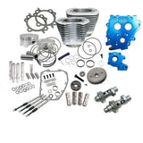 S&S Cycle 07-17 4in Bore 585GE Cam Power Pack - Silver - 330-0667