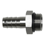 DeatschWerks 10AN ORB Male to 1/2in Male Triple Barb Fitting (Incl O-Ring) - Anodized DW Titanium - 6-02-0518