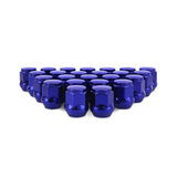 Mishimoto Steel Acorn Lug Nuts M14 x 1.5 - 24pc Set - Blue - MMLG-AC1415-24BL