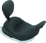 Mustang 08-21 Honda Electra Glide Std,Rd Glide,Rd King,Str Glide Lowdow Solo Seat Pearls - Black - 79912