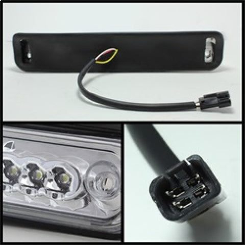 Xtune Chevy GMC C10 / Ck Series Sierra Silverado 88-98 LED 3rd Brake Light Chrome BKL-CCK88-LED-C - 5072399