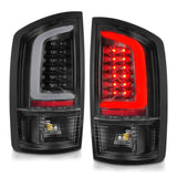 ANZO 2002-2006 Dodge  Ram 1500 LED Tail Lights w/ Light Bar Black Housing Clear Lens - 311368