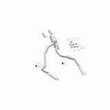 MagnaFlow 11 Ford F-150 3.7L/5.0L/6.2L SS Catback Exhaust Dual Split Rear Exit w/ 3.5in SS Tips - 15460