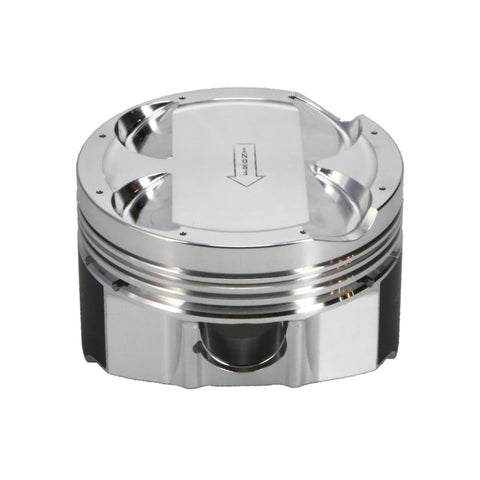 Manley Toyota 2JZGTE 86.5mm Bore +.5mm Oversize -1cc Dome 10:1 CR Turbo Tuff Piston Set w/ Rings - 609305CE-6