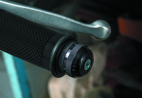 BikeMaster Anti-Vibration Bar Ends - 1in - Black - 261316