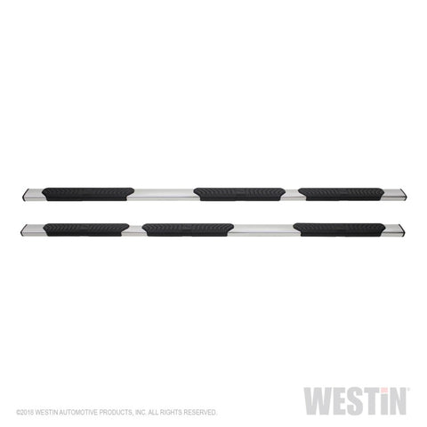 Westin 07-18 Chevrolet Silverado 1500 CC 5.5ft Bed R5 M-Series W2W Nerf Step Bars - Polished SS - 28-534560
