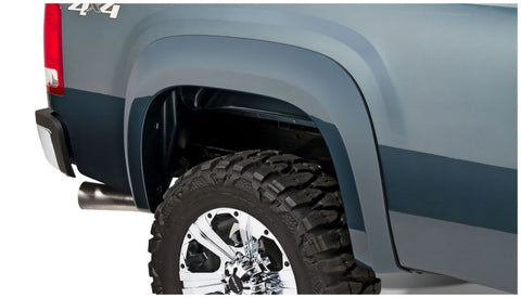 Bushwacker 07-13 GMC Sierra 1500 Fleetside Extend-A-Fender Style Flares 2pc 69.3in Bed - Black - 40110-02