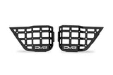 DV8 Offroad 11-18 Jeep Wrangler JK 4 Door Only Rear Door Pocket Molle Panels - Black - MPJK-06