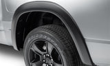 Bushwacker 19-22 Ram 1500 (Excl. Rebel/TRX) 76.3 & 67.4in Bed OE Style Flares 2pc Rear - Smooth Blk - 50062-02