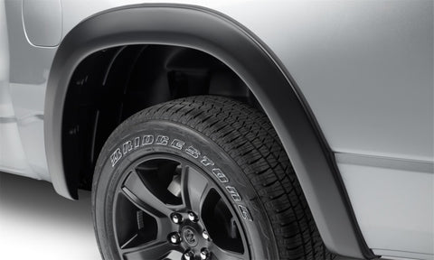 Bushwacker 19-22 Ram 1500 (Excl. Rebel/TRX) 76.3 & 67.4in Bed OE Style Flares 2pc Rear - Smooth Blk - 50062-02