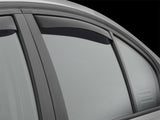WeatherTech 12+ BMW 3-Series Rear Side Window Deflectors - Dark Smoke - 81706
