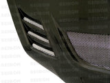 Seibon 03-07 Mitsubishi Evo 8 & 9 CW Carbon Fiber Hood - HD0305MITEVO8-CW