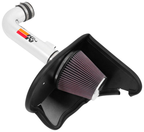 K&N 16-17 Chevy Camaro 3.6L Silver Typhoon Short Ram Intake - 69-4535TP