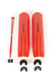 Daystar Red 2.0 Shock Guards with Zip Ties for/Fox/Bilstein Shocks - Pair - KU20032RE
