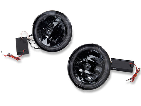 Raxiom 05-12 Ford Mustang GT LED Halo Fog Lights (Smoked) - 49134