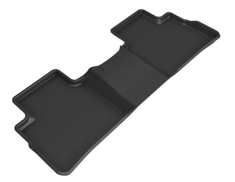3D MAXpider 21-22 Nissan Rogue Kagu Second Row Floormat - Black - L1NS13621509