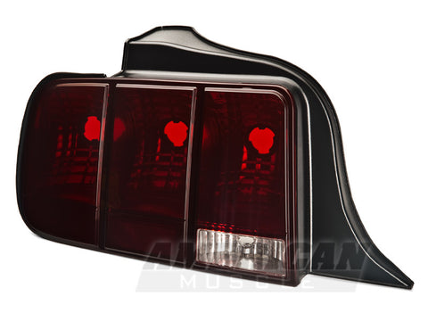 Raxiom 05-09 Ford Mustang Tail Lights- Black Housing (Smoked Lens) - 49066