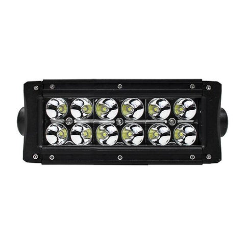 Westin EF2 LED Light Bar Double Row 6 inch Spot w/3W Epistar - Black - 09-13206S