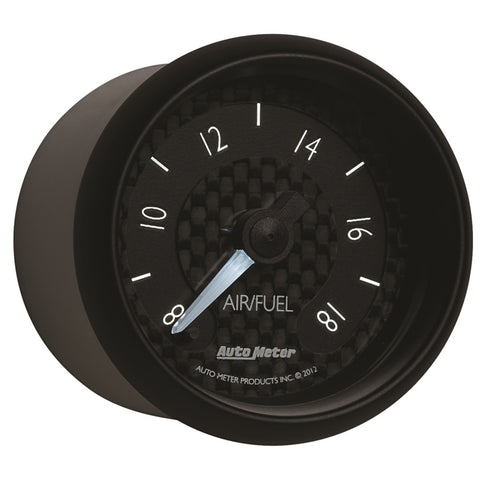 Autometer GT Series 52mm Full Sweep Electronic 8:1-18:1 AFR Wideband Air/Fuel Ratio Analog - 8070