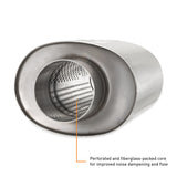 Mishimoto Universal Resonator with 3in Inlet/Outlet - Brushed - MMEXH-RES-3BR