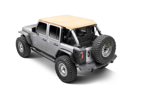 RealTruck 18-24 Jeep Wrangler 4dr VoltStep Electric Running Board Kit (Drilling Req.) - Tex. Blk - 20450674PC