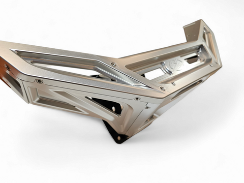 Elektric Offroad 2022-2025 Polaris Rzr Pro R/ Pro S/Turbo R Billet Front Winch Bumper Anodized Clear - FWB610031