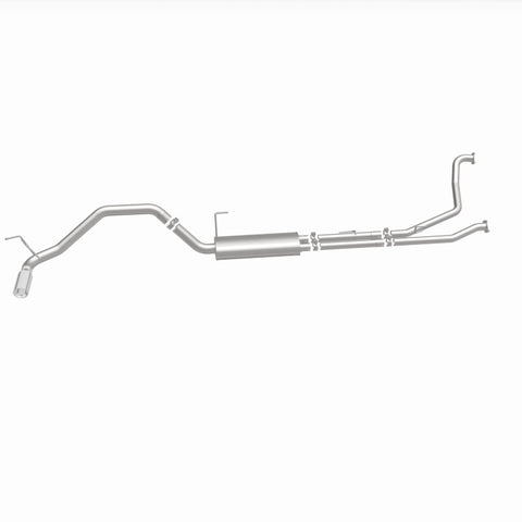 MagnaFlow CatBack 07-15 Nissan Titan V8 LGAS/LFLEX Single MF Polished Stainless Exhaust - 19421