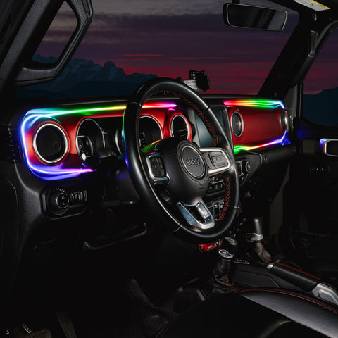 ORACLE Lighting Jeep Wrangler JL / Gladiator JT ColorSHIFT Fiber Optic LED Interior Kit - 4236-333