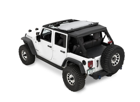 Bestop 07-18 Jeep Wrangler JK 4-Door Ascent (Black Diamond) - 56825-35