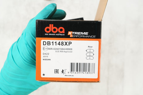 DBA 90-96 Nissan 240SX w/ABS XP Performance Front Brake Pads - DB1148XP