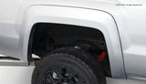 Bushwacker 14-18 GMC Sierra 1500 Extend-A-Fender Style Flares 2pc 69.3/78.8/97.8in Bed - Black - 40100-02