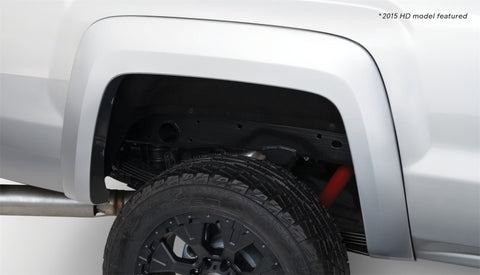 Bushwacker 14-18 GMC Sierra 1500 Extend-A-Fender Style Flares 2pc 69.3/78.8/97.8in Bed - Black - 40100-02