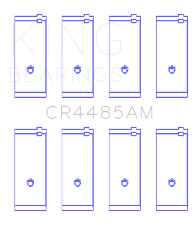 King Engine Bearings Mazda Ma/Vb/(Size +0.50mm) Connecting Rod Bearing Set - CR4485AM0.5