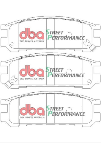 DBA 1998 Subaru Impreza RS Sedan SP Performance Rear Brake Pads - DB1186SP