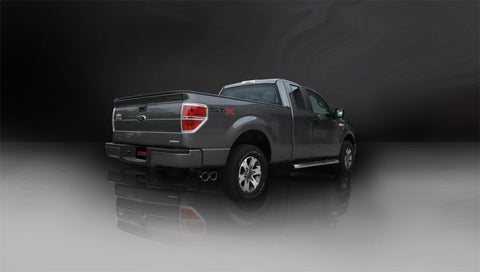Corsa 2011-2014 Ford F-150 5.0L V8 Polished Sport Cat-Back Exhaust - 14393