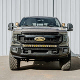 KC HiLiTES 2017+ Ford Super Duty Front Bumper Light Bar Mount For 40in Flex Era LED Light Bar - 7354