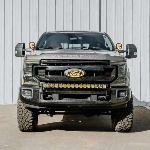 KC HiLiTES 2017+ Ford Super Duty Front Bumper Light Bar Mount For 40in Flex Era LED Light Bar - 7354
