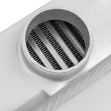 Mishimoto Subaru 02-07 WRX/04-07 STi Top-Mount Intercooler Kit - Powder Coated Silver & Blue Hoses - MMTMIC-WRX-01SLBL