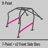 Cusco Steel Roll Cage 9 Point 2 Pssngr Escape Dash 15 WRX/STI No Sunroof Fitment, No Cancel/Returns - 6A1 270 W9