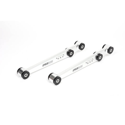 BLOX Racing V2 Billet Rear Lower Control Arms Poly Bushings 96-00 Honda Civic - Raw - BXSS-21204-RAW-V2