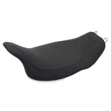 Mustang 08-21 Harley Electra Glide,Rd Glide,Rd King,Str Glide Runaround Solo Seat - Black - 76869