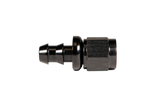 Fleece Performance Universal -8AN Straight to Hose Barb - Black - FPE-PL-00-08