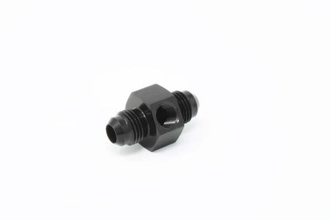 Aeromotive VaporWorx Gauge Setting Fitting Adapter - (1) AN-06 Male-Male Union & 1/8in NPT Port - 65608