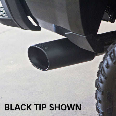 Banks Power 17+ GM Duramax L5P 2500/3500 Monster Exhaust System - SS Single Exhaust w/ Chrome Tip - 48947