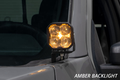 Diode Dynamics 21-22 Ford F-150 SSC2 Stage Series Backlit Ditch Light Kit - Pro White Combo - DD7367