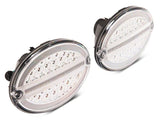 Raxiom 97-04 Chevrolet Corvette C5 Axial Series LED Tail Lights- Chrome Housing (Clear Lens) - CV4608