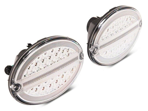 Raxiom 97-04 Chevrolet Corvette C5 Axial Series LED Tail Lights- Chrome Housing (Clear Lens) - CV4608